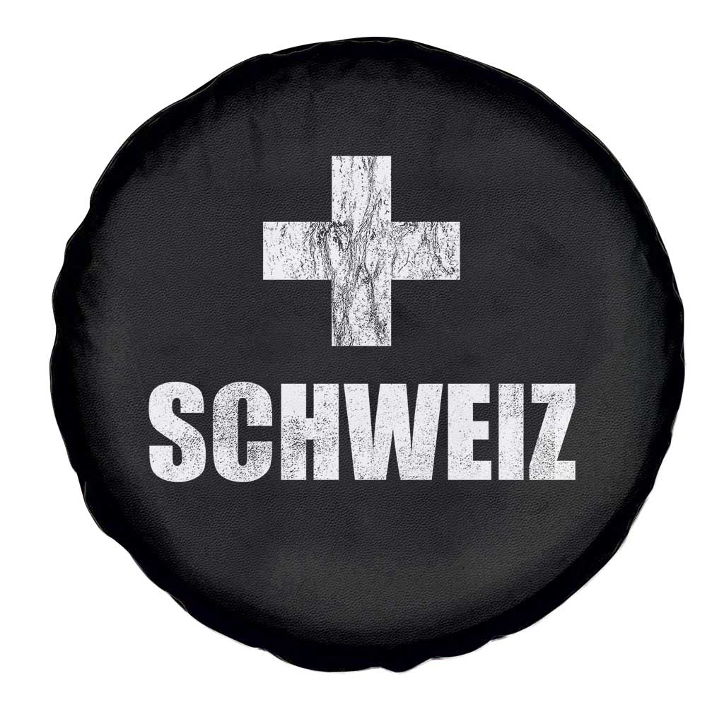 Schweiz Swiss German Vintage Cross Flag Switzerland Roots Spare Tire Cover