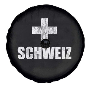 Schweiz Swiss German Vintage Cross Flag Switzerland Roots Spare Tire Cover