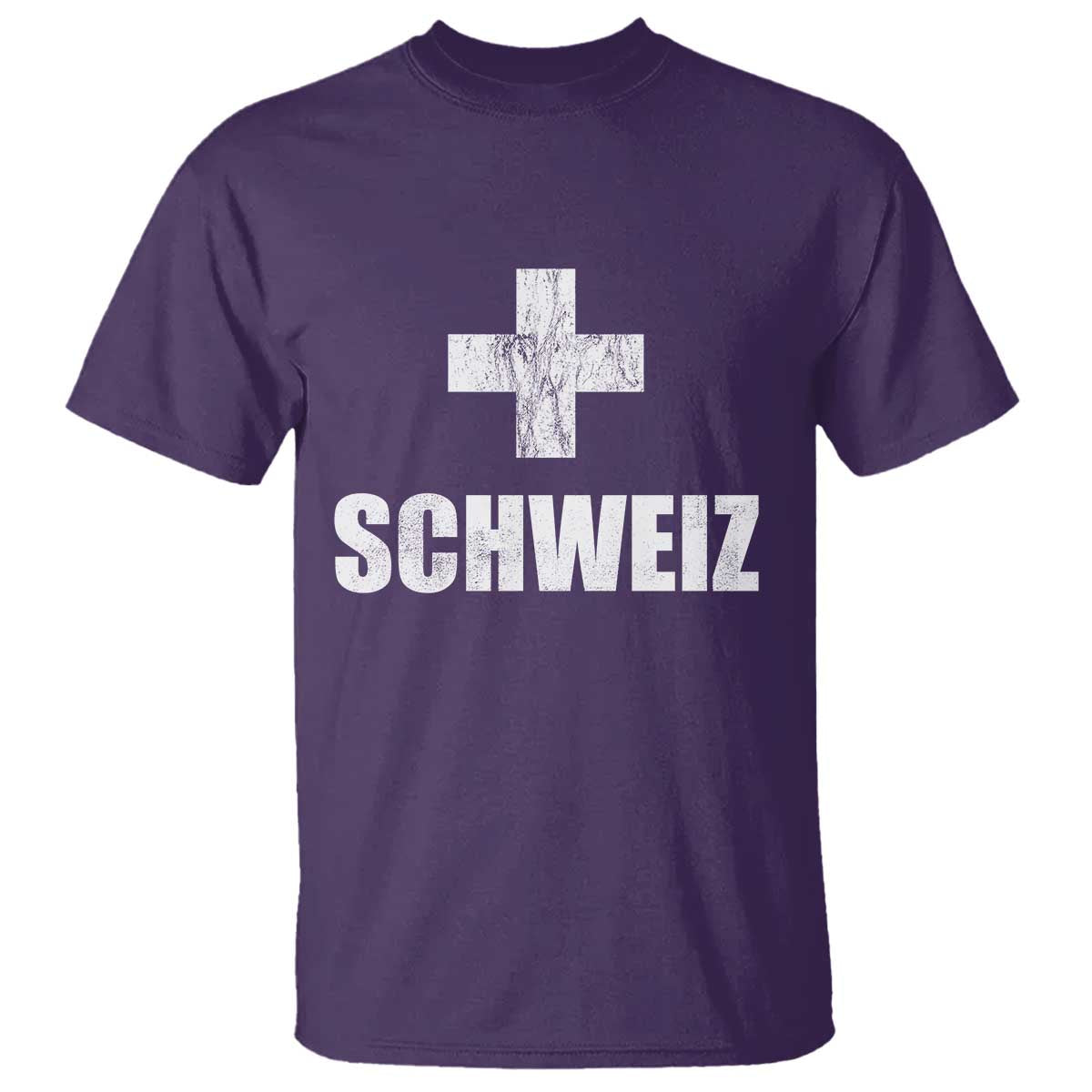 Schweiz Swiss German Vintage Cross Flag Switzerland Roots T Shirt
