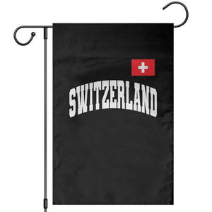 Switzerland Sports Throwback Design Garden Flag Vintage Swiss Flag Soccer Jersey Style
