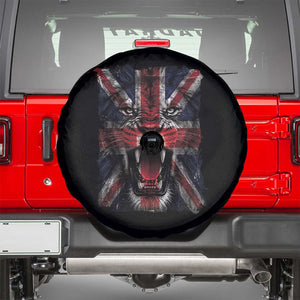 Union Jack Flag Lion Face UK British Great Britain Spare Tire Cover