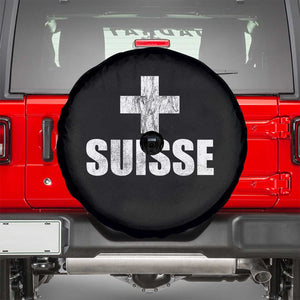 Suisse Swiss French Vintage Cross Flag Switzerland Roots Spare Tire Cover