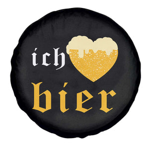 Funny Oktoberfest Spare Tire Cover Ich Liebe Bier Heart German Beer Foam TS11 Print Your Wear