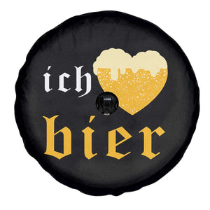 Funny Oktoberfest Spare Tire Cover Ich Liebe Bier Heart German Beer Foam TS11 Print Your Wear