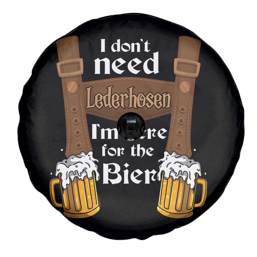 Oktoberfest Spare Tire Cover I Don't Need Lederhosen I'm Here For The Bier TS11 Print Your Wear