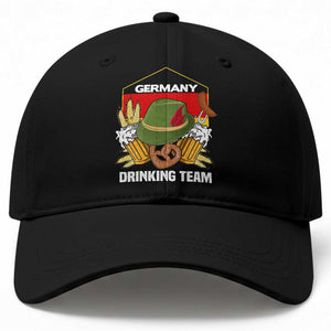 Germany Drinking Team Baseball Cap Germany Beer Festivals Oktoberfest Alpine hat Barley TS11 Print Your Wear
