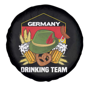 Germany Drinking Team Spare Tire Cover Germany Beer Festivals Oktoberfest Alpine hat Barley TS11 Print Your Wear