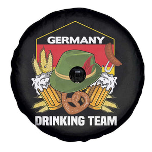 Germany Drinking Team Spare Tire Cover Germany Beer Festivals Oktoberfest Alpine hat Barley TS11 Print Your Wear