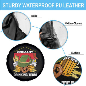 Germany Drinking Team Spare Tire Cover Germany Beer Festivals Oktoberfest Alpine hat Barley TS11 Print Your Wear