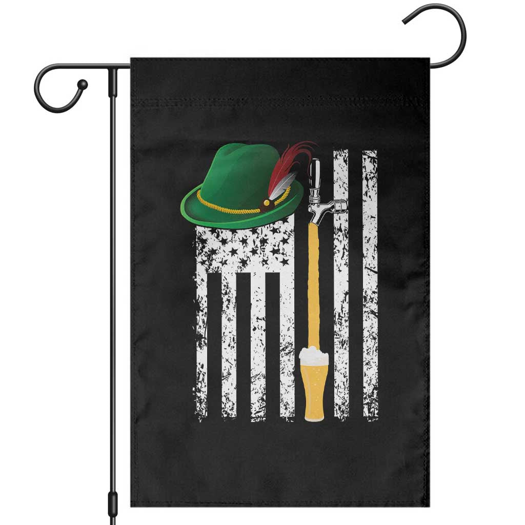 Funny German Beer Garden Flag Oktoberfest Vintage American Flag Alpine hat TS11 Black Print Your Wear