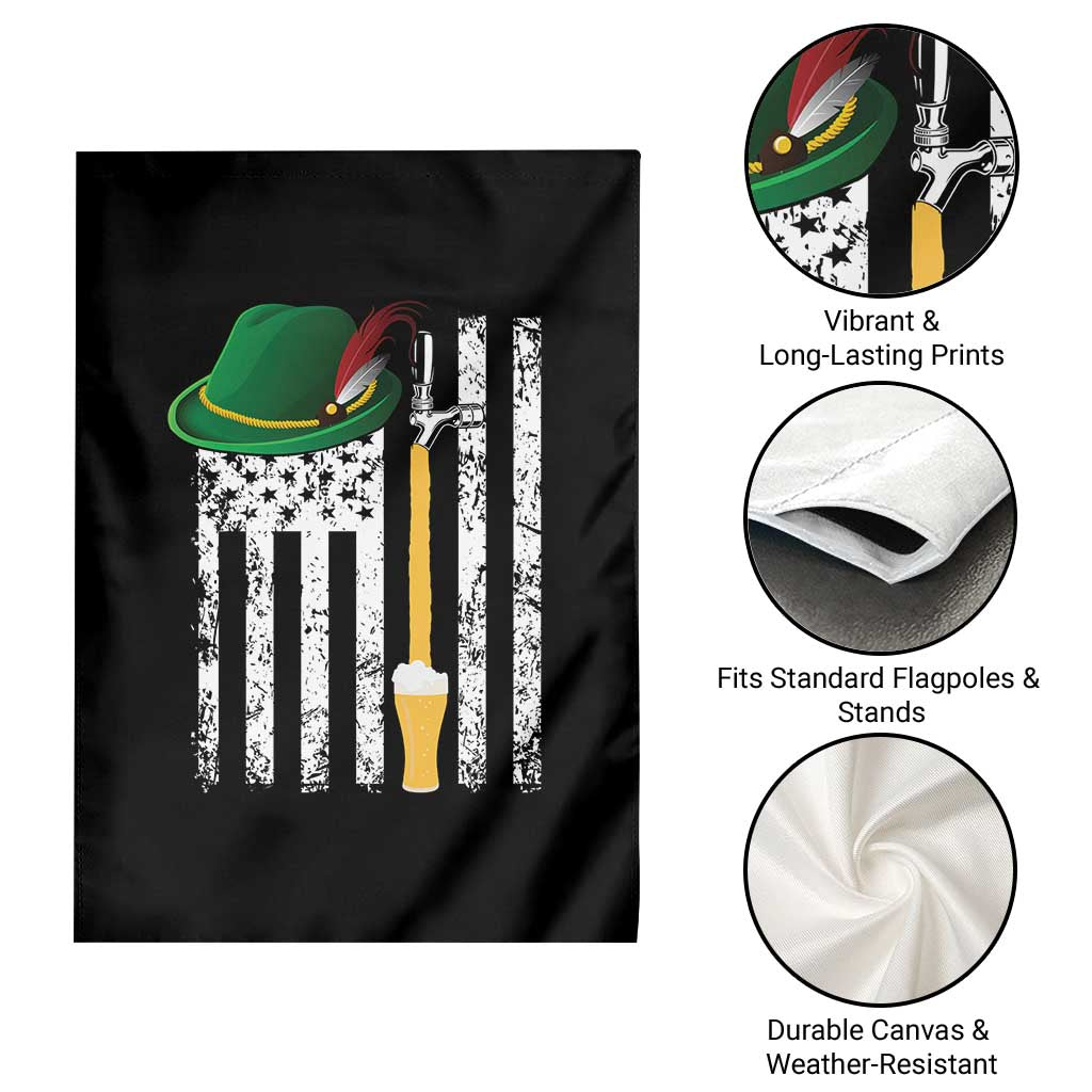 Funny German Beer Garden Flag Oktoberfest Vintage American Flag Alpine hat TS11 Print Your Wear