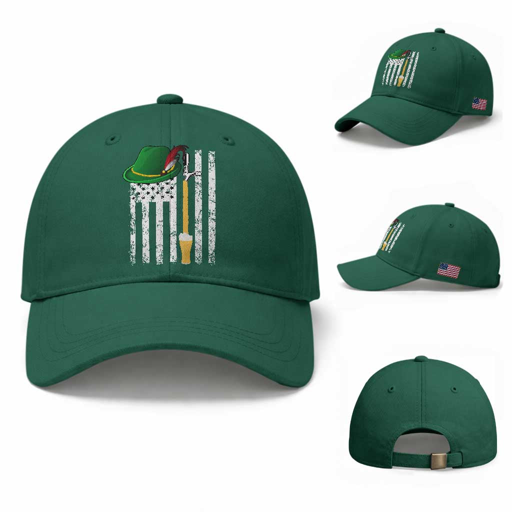Funny German Beer Baseball Cap Oktoberfest Vintage American Flag Alpine hat TS11 Baseball Cap Universal Fit Irish Green Print Your Wear