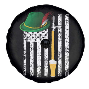 Funny German Beer Spare Tire Cover Oktoberfest Vintage American Flag Alpine hat TS11 Print Your Wear