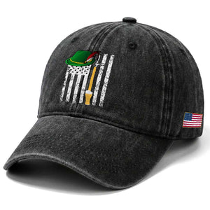 Funny German Beer Washed Cotton Baseball Cap Oktoberfest Vintage American Flag Alpine hat TS11 Print Your Wear