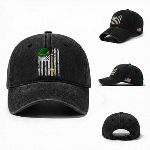 Funny German Beer Washed Cotton Baseball Cap Oktoberfest Vintage American Flag Alpine hat TS11 Washed Cap Universal Fit Black Print Your Wear