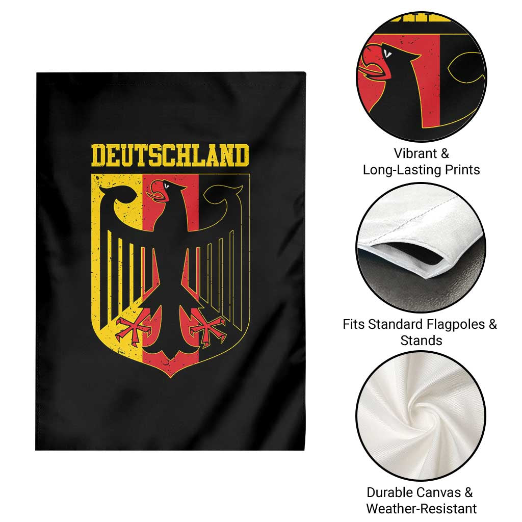 Deutschland German Pride Garden Flag Bundesadler Coat of Arms TS11 Print Your Wear