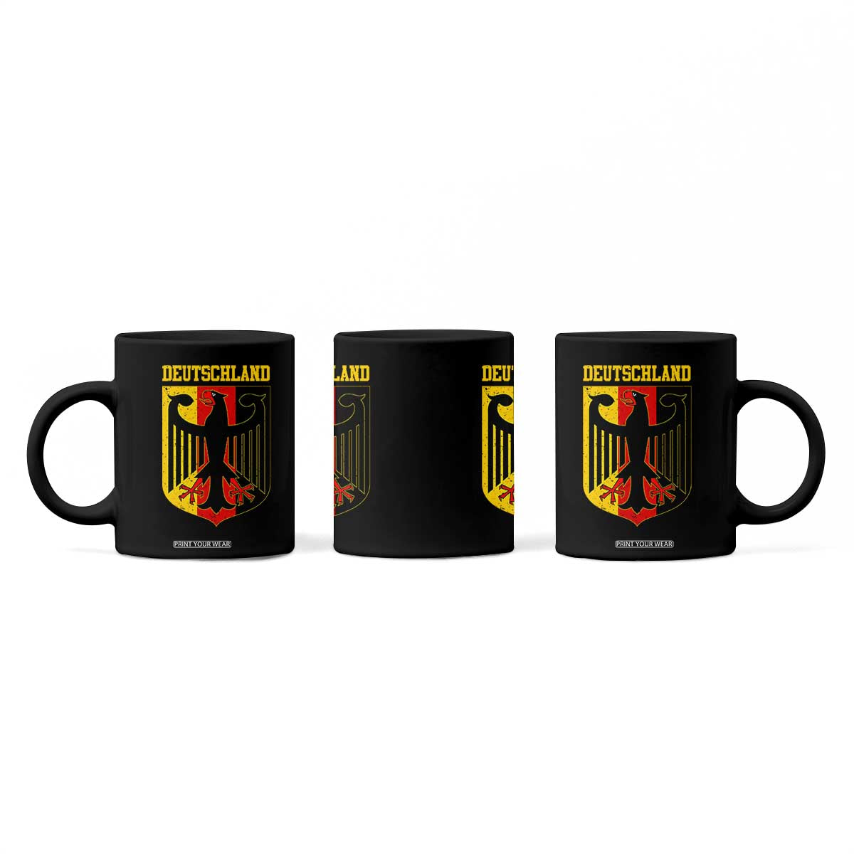 Deutschland German Pride Coffee Mug Bundesadler Coat of Arms TS11 Print Your Wear