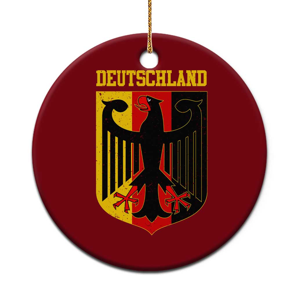 Deutschland German Pride Ceramic Ornament Bundesadler Coat of Arms TS11 1pc Red Print Your Wear
