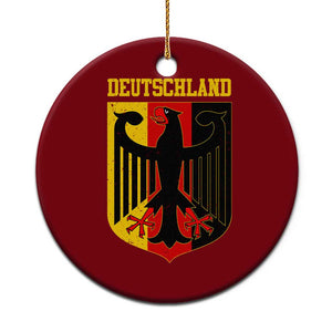 Deutschland German Pride Ceramic Ornament Bundesadler Coat of Arms TS11 1pc Red Print Your Wear