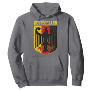 Deutschland German Pride Hoodie Bundesadler Coat of Arms TS11 Charcoal Print Your Wear