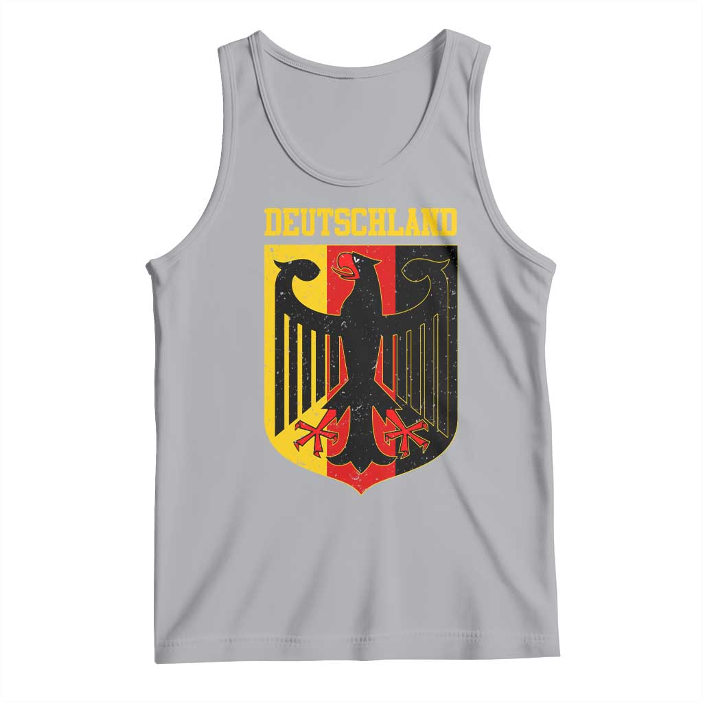 Deutschland German Pride Tank Top Bundesadler Coat of Arms TS11 Athletic Heather Print Your Wear