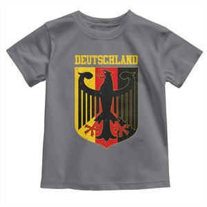 Deutschland German Pride Toddler T Shirt Bundesadler Coat of Arms TS11 Charcoal Print Your Wear