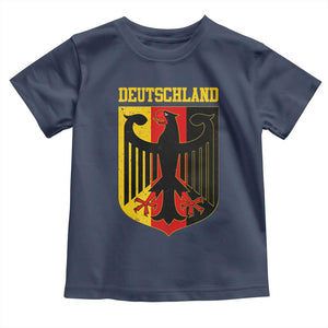 Deutschland German Pride Toddler T Shirt Bundesadler Coat of Arms TS11 Navy Print Your Wear