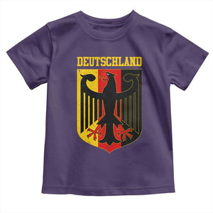 Deutschland German Pride Toddler T Shirt Bundesadler Coat of Arms TS11 Purple Print Your Wear