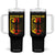 Deutschland German Pride Tumbler With Handle Bundesadler Coat of Arms TS11 One Size: 40 oz Black Print Your Wear