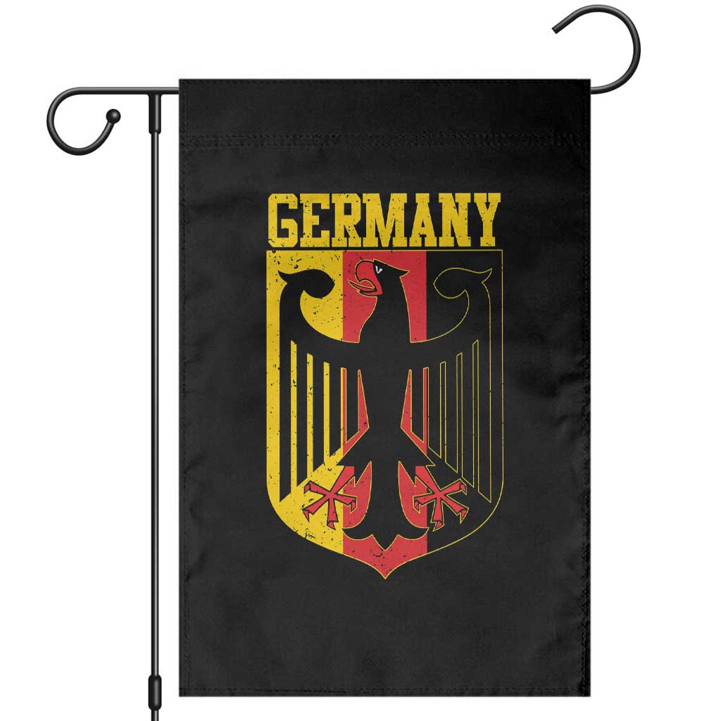 Proud Germany Garden Flag Bundesadler Coat of Arms German Flag TS11 Black Print Your Wear