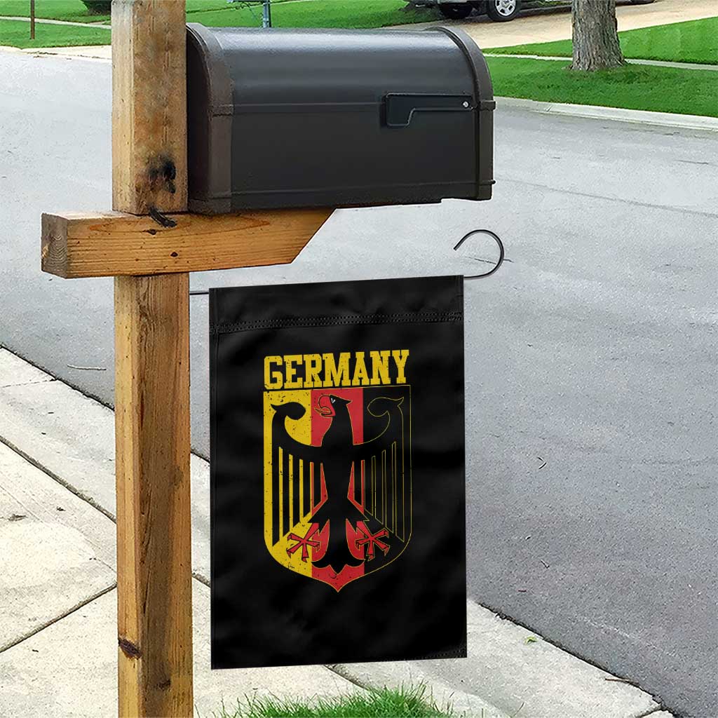 Proud Germany Garden Flag Bundesadler Coat of Arms German Flag TS11 Print Your Wear