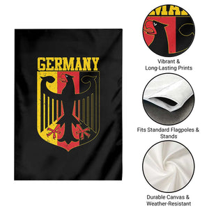 Proud Germany Garden Flag Bundesadler Coat of Arms German Flag TS11 Print Your Wear