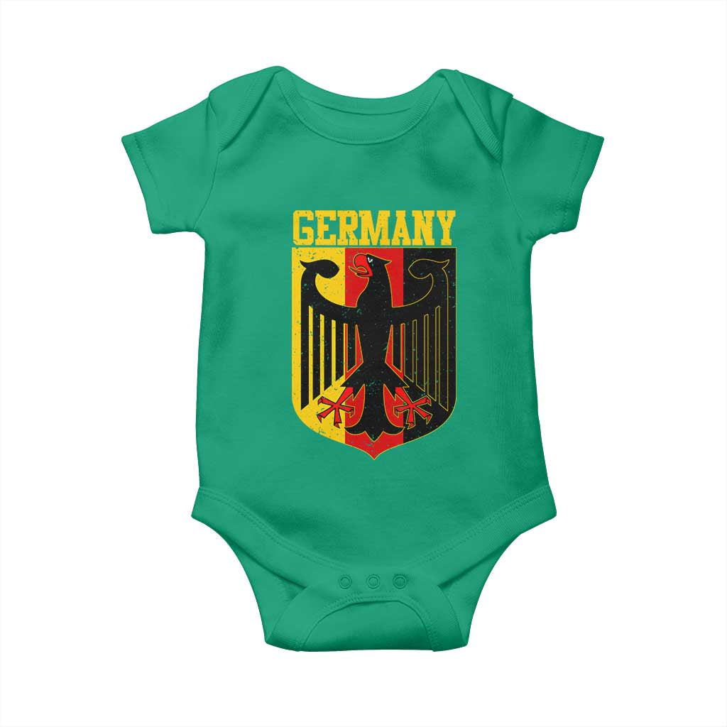 Proud Germany Baby Onesie Bundesadler Coat of Arms German Flag TS11 Irish Green Print Your Wear