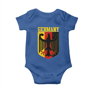 Proud Germany Baby Onesie Bundesadler Coat of Arms German Flag TS11 Royal Blue Print Your Wear