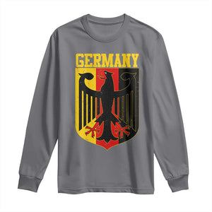Proud Germany Long Sleeve Shirt Bundesadler Coat of Arms German Flag TS11 Charcoal Print Your Wear