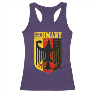 Proud Germany Racerback Tank Top Bundesadler Coat of Arms German Flag TS11 Purple Print Your Wear