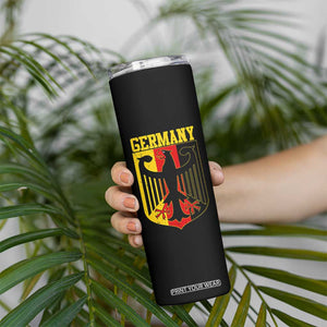 Proud Germany Skinny Tumbler Bundesadler Coat of Arms German Flag TS11 Print Your Wear
