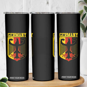 Proud Germany Skinny Tumbler Bundesadler Coat of Arms German Flag TS11 Print Your Wear