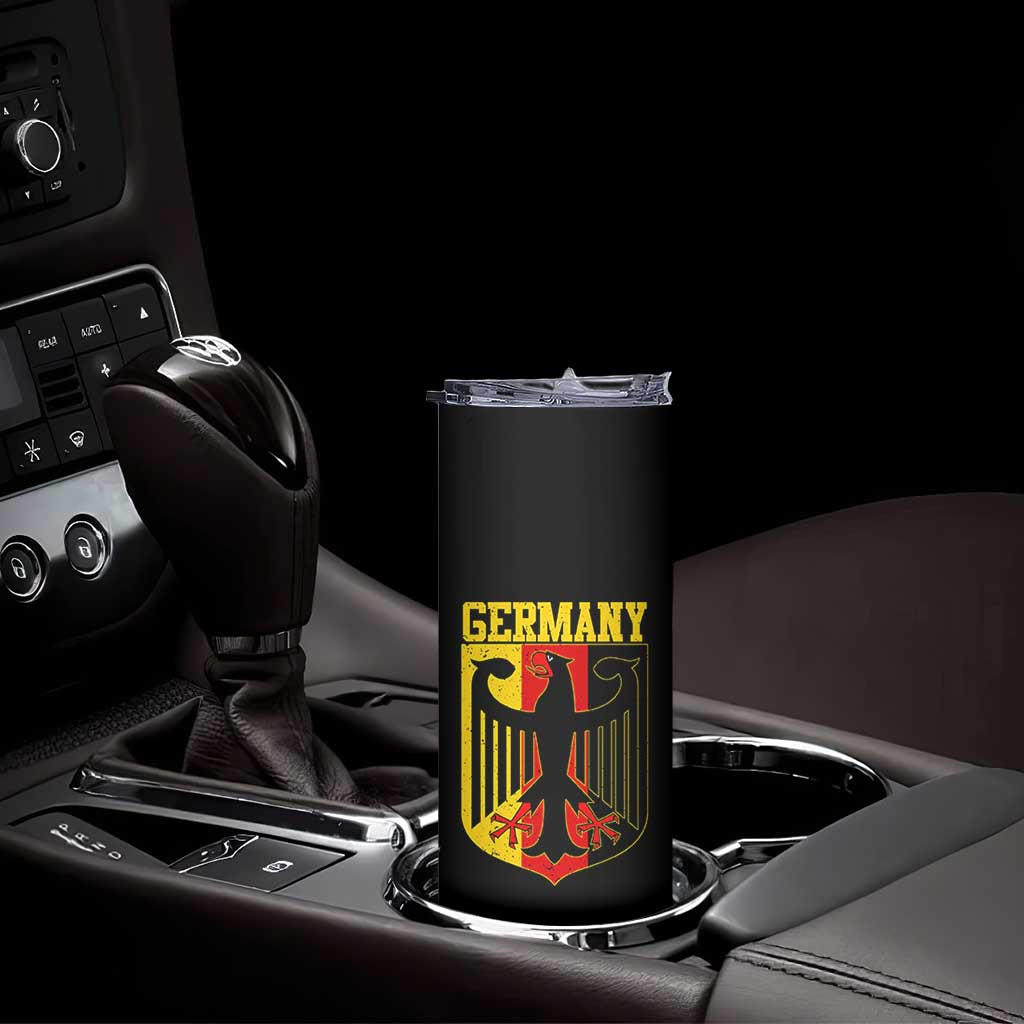 Proud Germany Skinny Tumbler Bundesadler Coat of Arms German Flag TS11 Print Your Wear