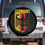 Proud Germany Spare Tire Cover Bundesadler Coat of Arms German Flag TS11 No hole Black Print Your Wear