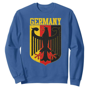 Proud Germany Sweatshirt Bundesadler Coat of Arms German Flag TS11 Royal Blue Print Your Wear