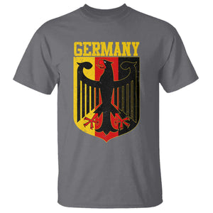 Proud Germany T Shirt Bundesadler Coat of Arms German Flag TS11 Charcoal Print Your Wear