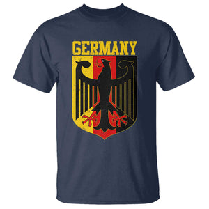 Proud Germany T Shirt Bundesadler Coat of Arms German Flag TS11 Navy Print Your Wear