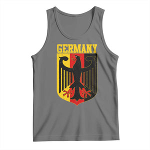 Proud Germany Tank Top Bundesadler Coat of Arms German Flag TS11 Black Heather Print Your Wear