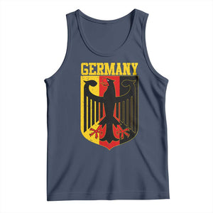 Proud Germany Tank Top Bundesadler Coat of Arms German Flag TS11 Navy Print Your Wear