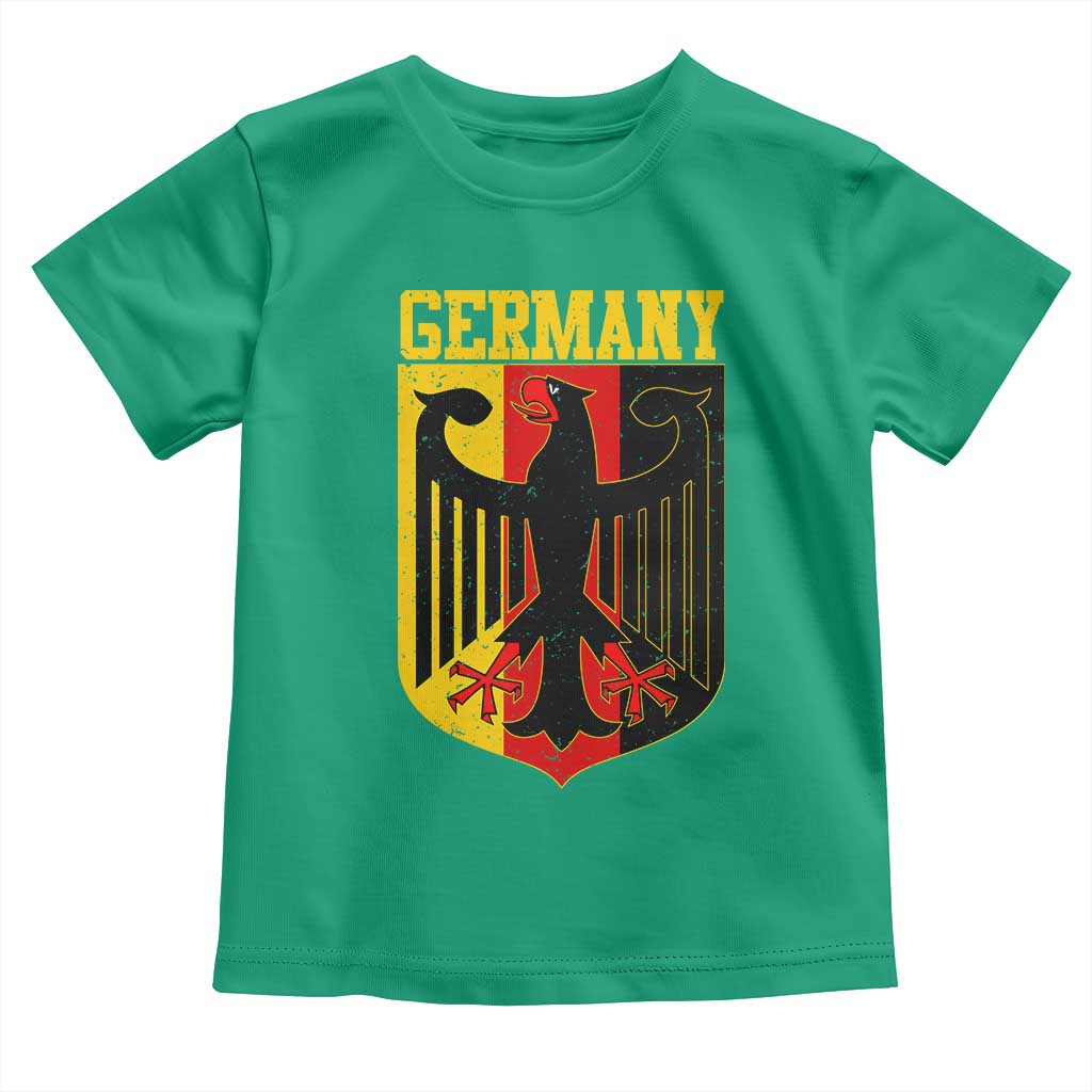 Proud Germany Toddler T Shirt Bundesadler Coat of Arms German Flag TS11 Irish Green Print Your Wear