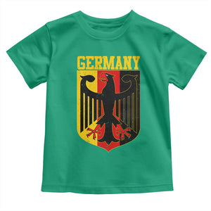 Proud Germany Toddler T Shirt Bundesadler Coat of Arms German Flag TS11 Irish Green Print Your Wear