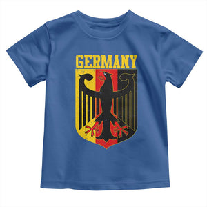 Proud Germany Toddler T Shirt Bundesadler Coat of Arms German Flag TS11 Royal Blue Print Your Wear