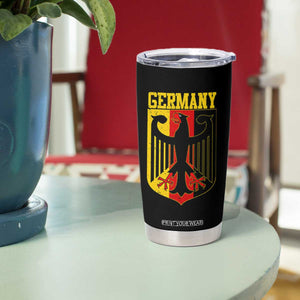 Proud Germany Tumbler Cup Bundesadler Coat of Arms German Flag TS11 Print Your Wear