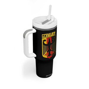 Proud Germany Tumbler With Handle Bundesadler Coat of Arms German Flag TS11 Print Your Wear